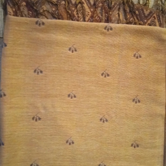 Pashmina Signed 100% Cashmere Vtg Paisley Design Reversib Scarf/Shawl 70x27" - Picture 4 of 14